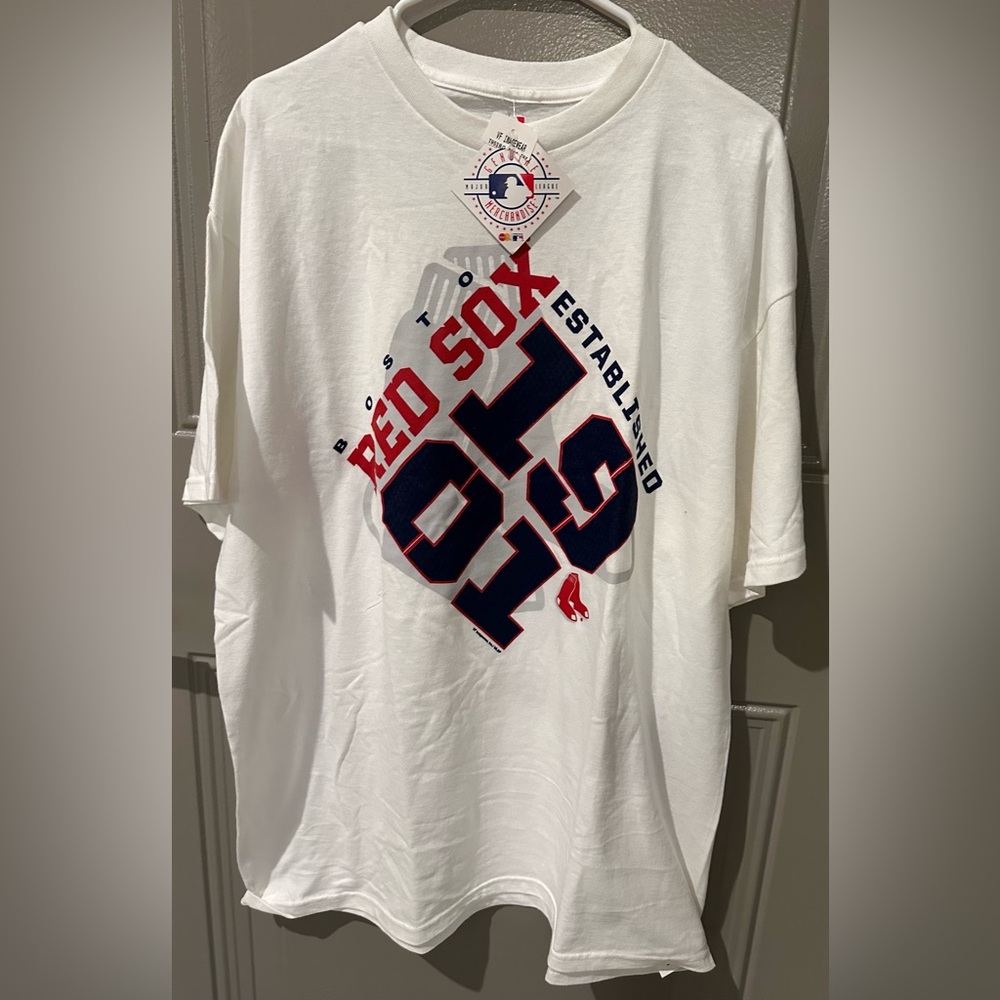 Boston Redsox MLB Authentic T-shirt Size XL (24 wide X 31 long) 2012 NWT